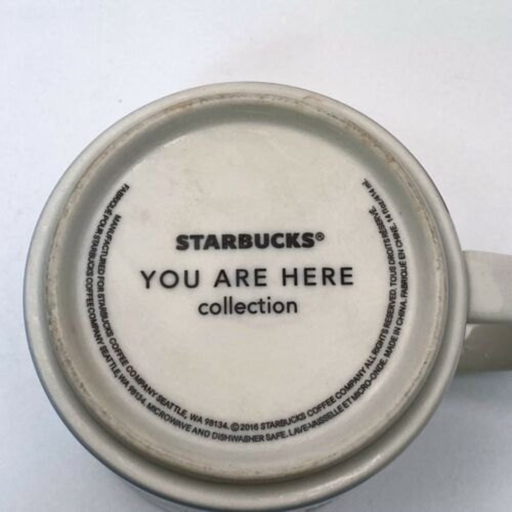 Starbucks Coffee Mug 2013 You Are Here Collection Orange County 14 Oz Cup - Picture 11 of 11